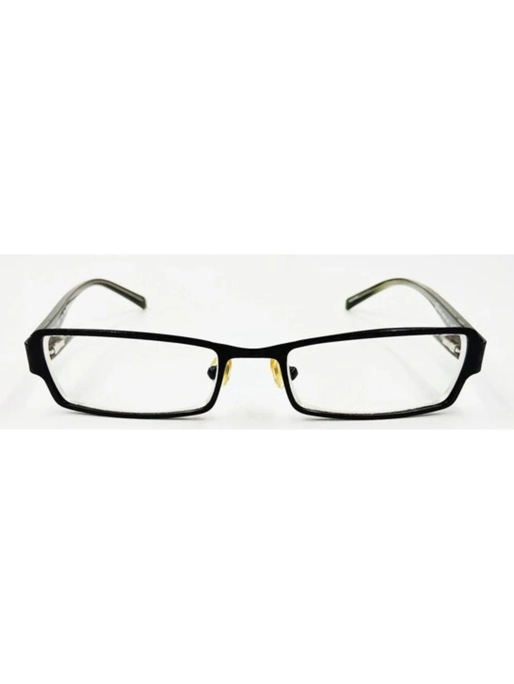 Relic R7145 0003 Eyeglass Frames 49-17-135 Black Green Rectangle Frames